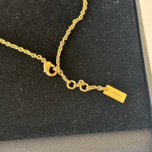 Fendi Gold-Tone Bow Necklace - Picture 8 of 9